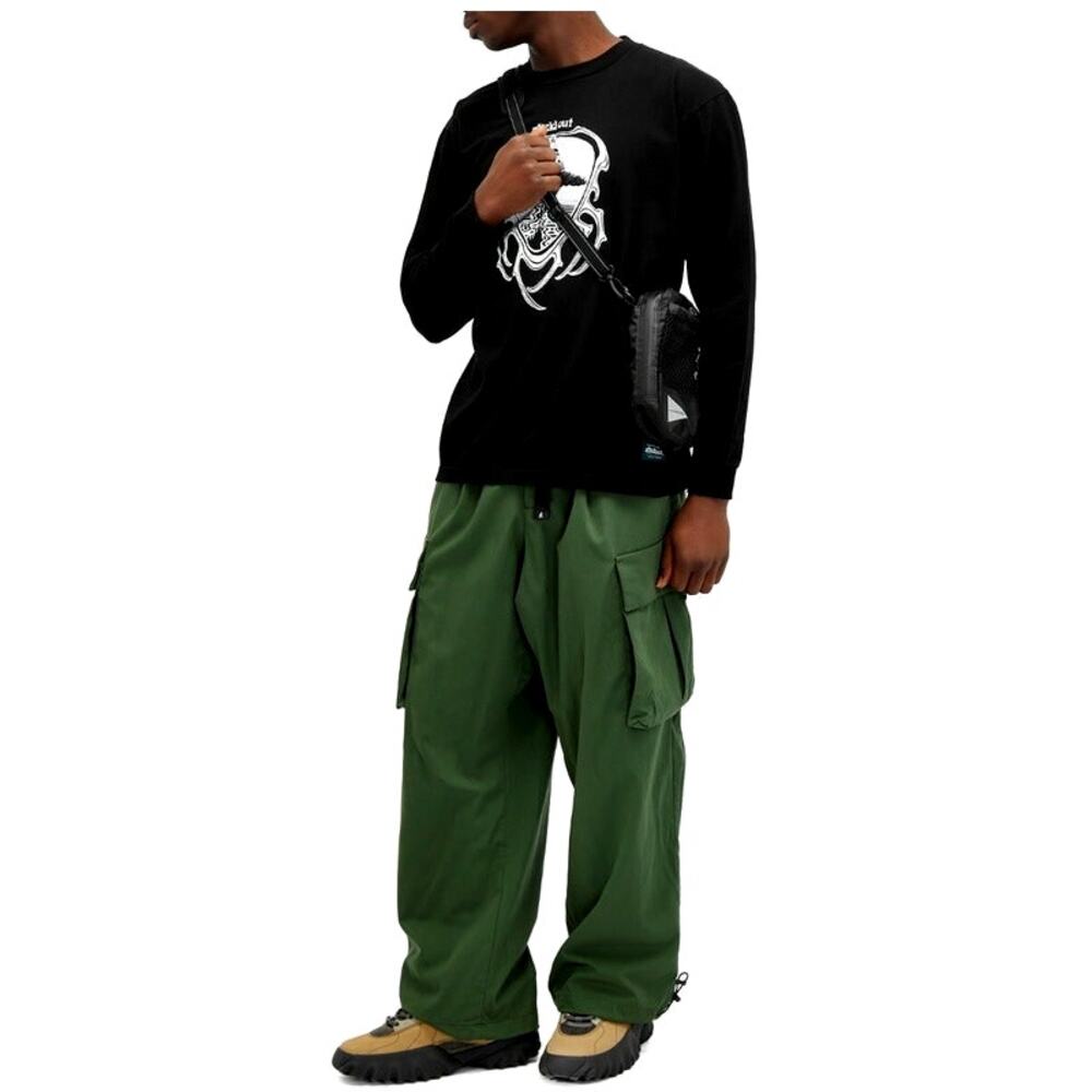 *RARE* Afield Out Men's Long Sleeve Perception L/S T-Shirt Black Size Large NWT